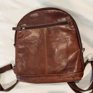Brown Leather Voyager Bag Jack George
